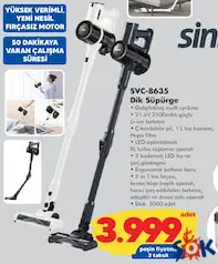 SİNBO SVC-8635 DİK SÜPÜRGE
